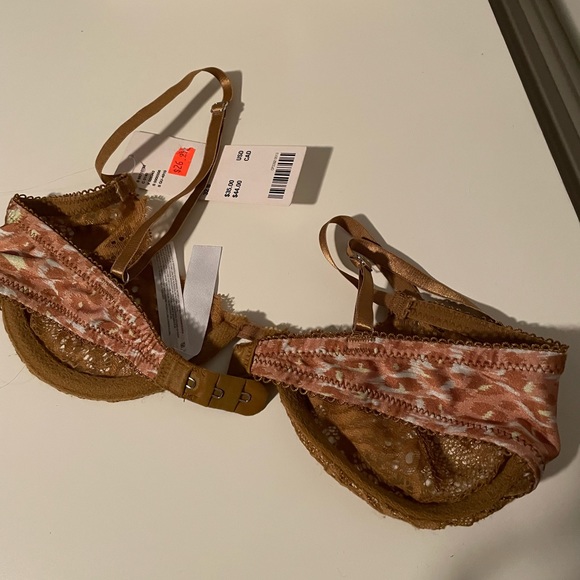 NWT Urban Outfitters Out From Under Brown Mesh Bra - Picture 2 of 7